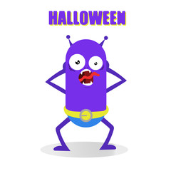 Spooky and Cute Halloween Monsters