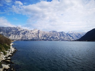 Fototapeta premium Beautiful lake in mountains