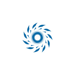 Swirl logo design vector template