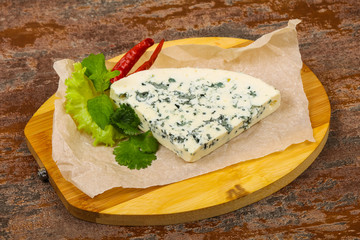 Blue cheese slice