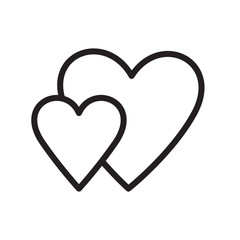 Hearth Icon Vector Design Template