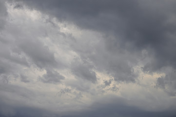 Cloudy sky about to rain
