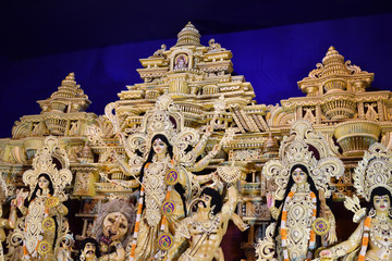 indian festival durga puja in kolkata