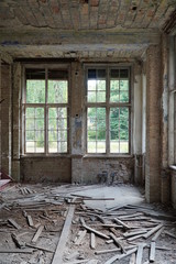 Damaged floor 