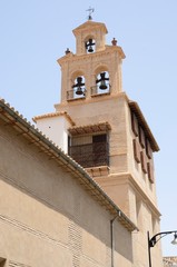 Fototapeta na wymiar Bell tower in Antequera, Andalusia, Spain