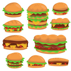  Snack hamburger sandwich