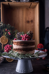  Christmas cake with citrus and ginger cake