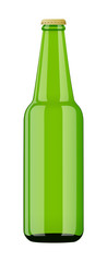 beer bottle realistic vector illustration