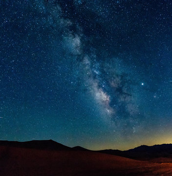 Milky Way over the Desert