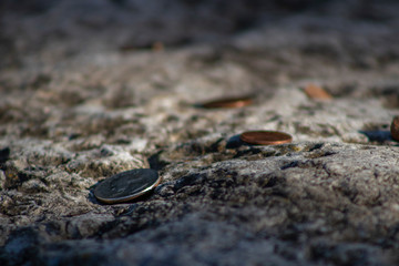 Coins on the Rocks