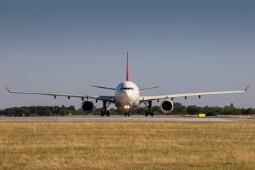 Fototapeta premium Plane wingspan