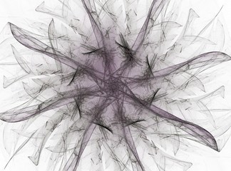 Obraz premium Computer generated fractal artwork for creative design, art and entertainment. Background with rotating spheres.