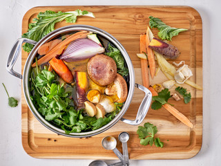 Ingredients for a Wholesome Organic Vegetable Stock