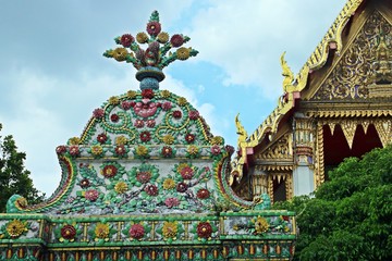 Templo budista de Bangkok (Tailandia).