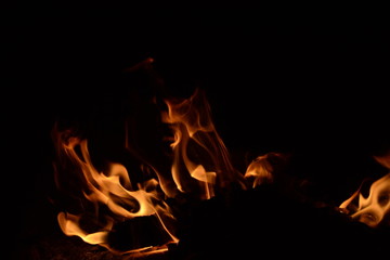 Fototapeta premium Fuego de chimenea