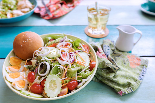 Garden salad meal
