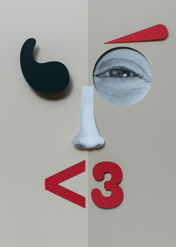 Collage face