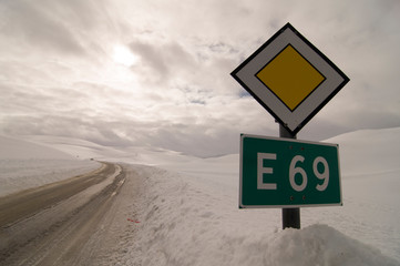 Route E69 Nordkapp