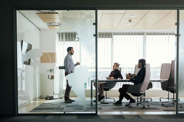 Businessmen Having a Meeting