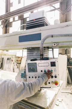 Hand Pushing button