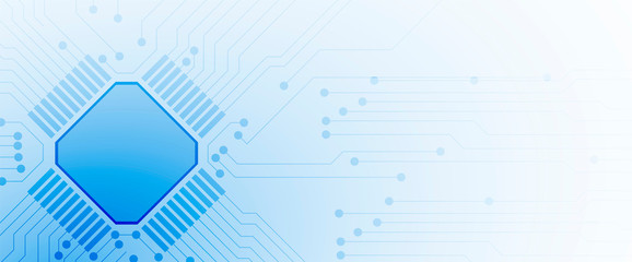 Abstract circuit board futuristic technology processing background