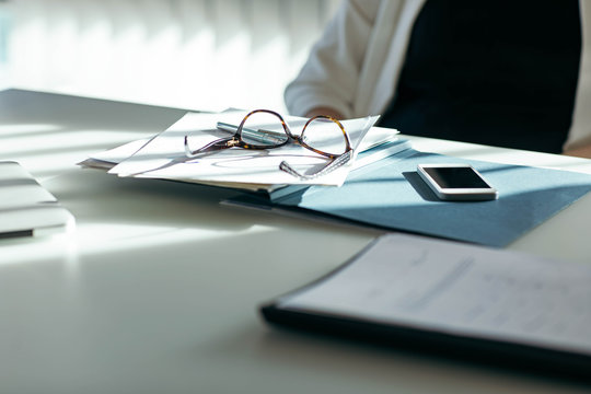Businesswoman's Office Table