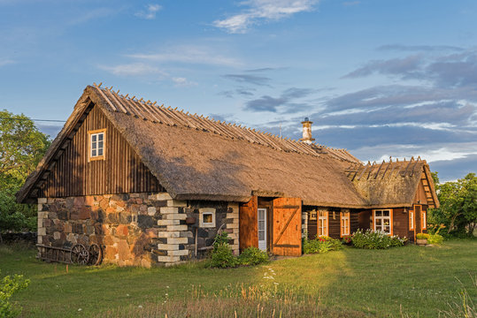 Old farmhouse on Saaremaa island; Estonia