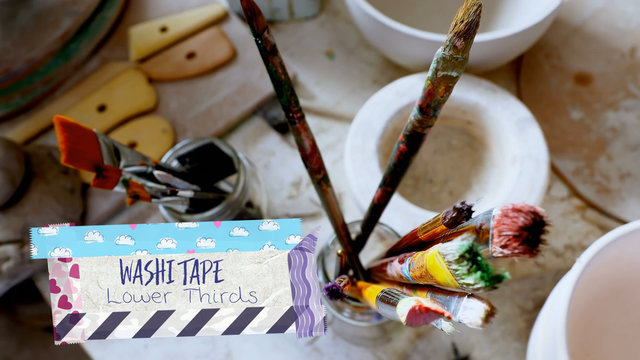 Washi Tape Lower Thirds