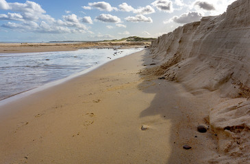 Blyth Beach Sink Hole Erosion