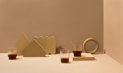 Glasses With Coffee