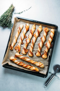 Food: Homemade pizza twister