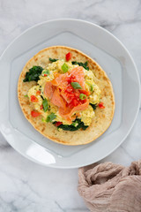 Smoked Salmon Flatbread