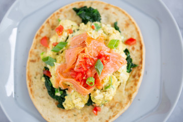 Smoked Salmon Flatbread