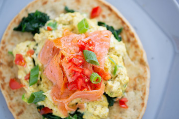 Smoked Salmon Flatbread