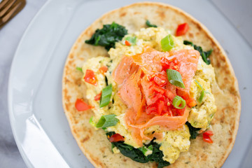 Smoked Salmon Flatbread