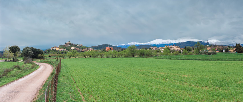 Idillyc village in Spain