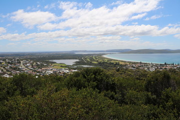 Fototapeta na wymiar View to Middleton Beach and Albany, Western Australia