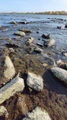 stones on the beach