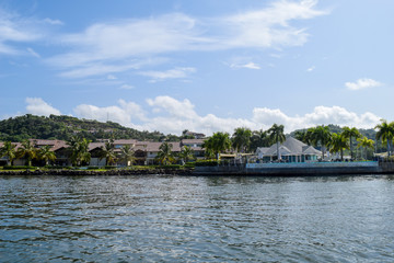 Beautiful view to puerto Samana 