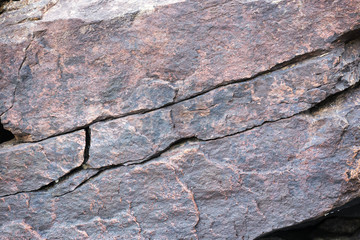 cracked stone