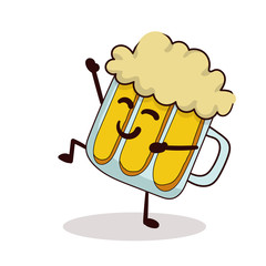 Cute Cartoon Beer