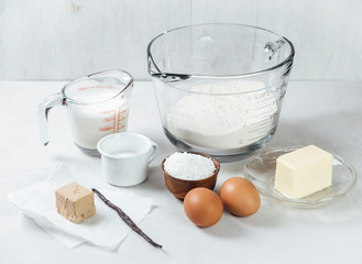 Food: Ingredients for Liege waffles