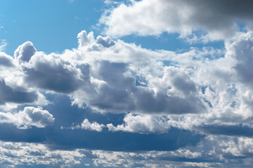Storm clouds of September. Dramatic background.
