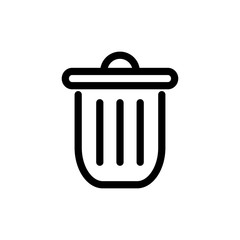 Trash can icon