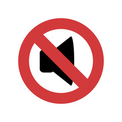 No sound icon