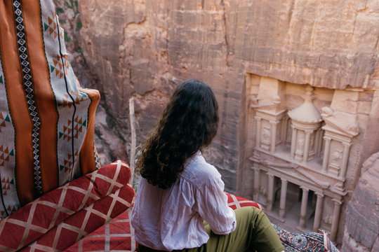 Exploring the ancient city of Petra, Jordan