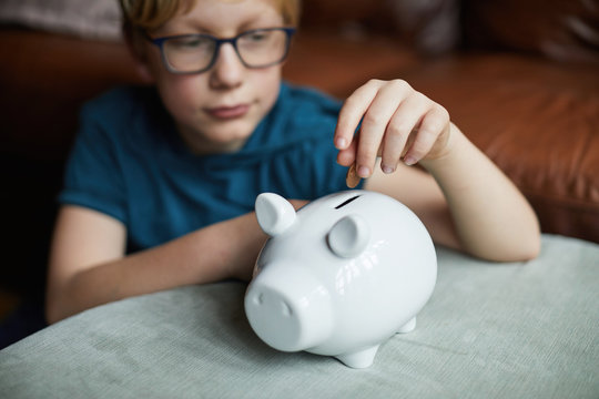 Child saving money