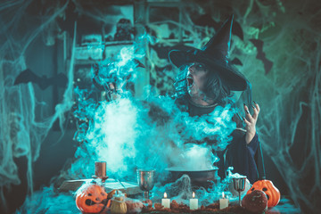 Witch Is Cooking Magic Potion