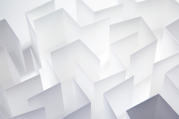 Paper Maze Abstract