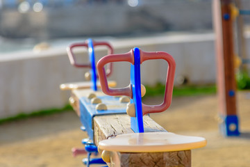 See Saw on a children playground .